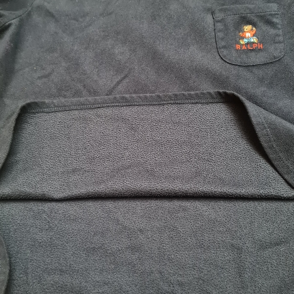 Ralph Ralph Lauren Navy Light Weight Fleece Lounge Top Navy M - Picture 8 of 12